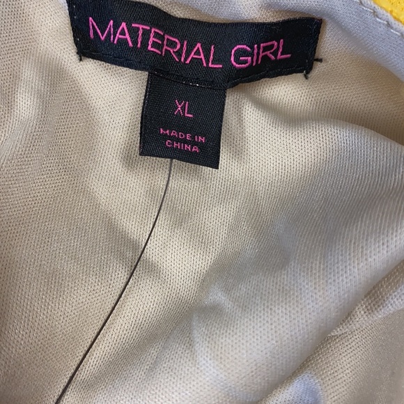 Yellow Lace Sexy Semi  Formal Sundress Dress XL - Picture 5 of 6